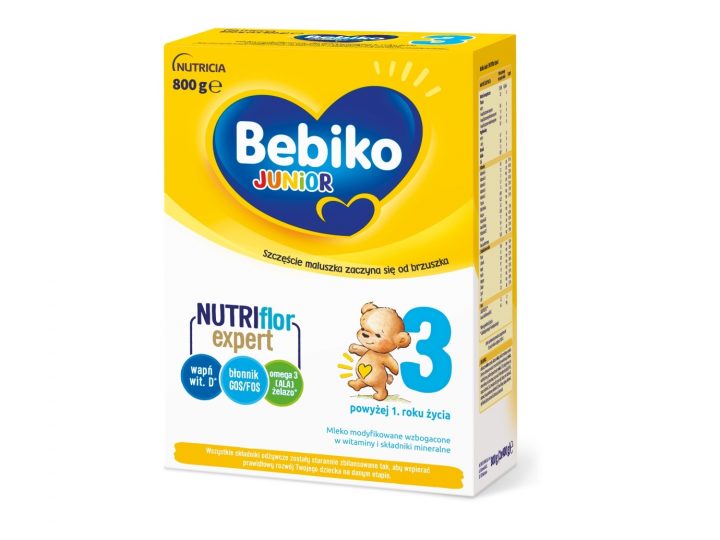 Bebiko Junior 3 NUTRIflor Expert  – wysoka dawka witamin C i D dla odporności*
