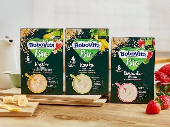 Pora na nowość w diecie malucha – kaszki BoboVita Bio w 3 smakowitych odsłonach